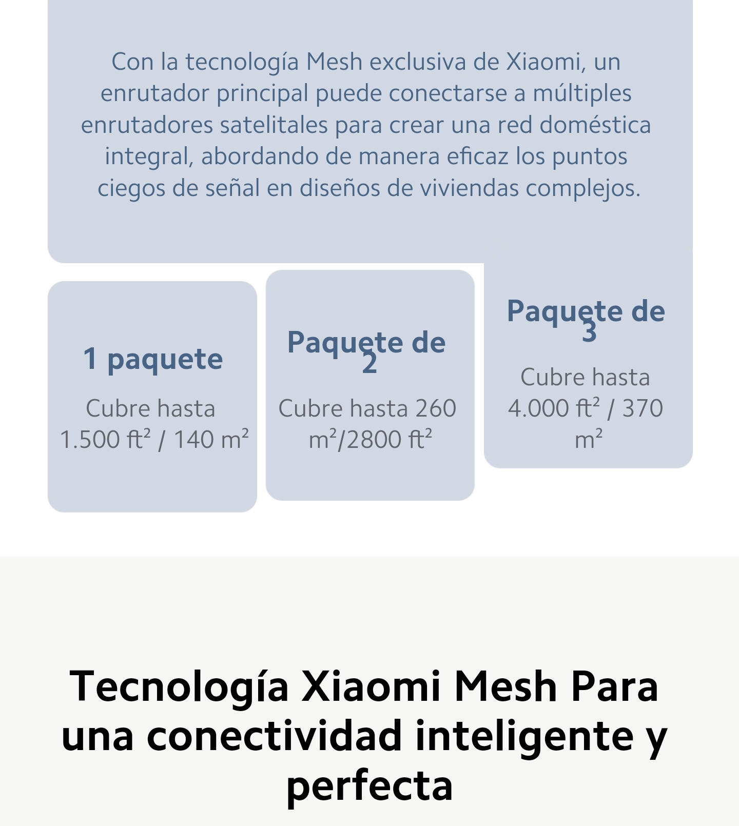 ROUTER REPETIDOR WIFI XIAOMI MESH SYSTEM AC1200 ( 3 PACK ) - 3
