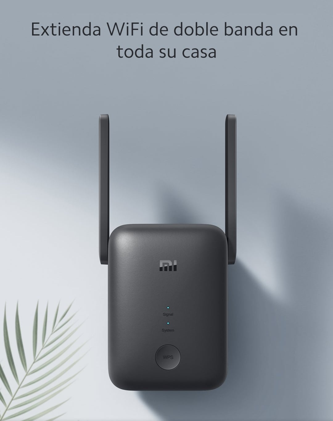 REPETIDOR WIFI XIAOMI AC 1200 DUAL 2.4 GHZ, 5 GHZ - NEGRO - 1
