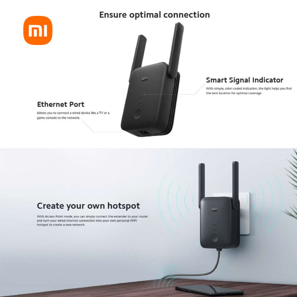 REPETIDOR WIFI XIAOMI AC1200 BANDA WIFI DUAL - 3