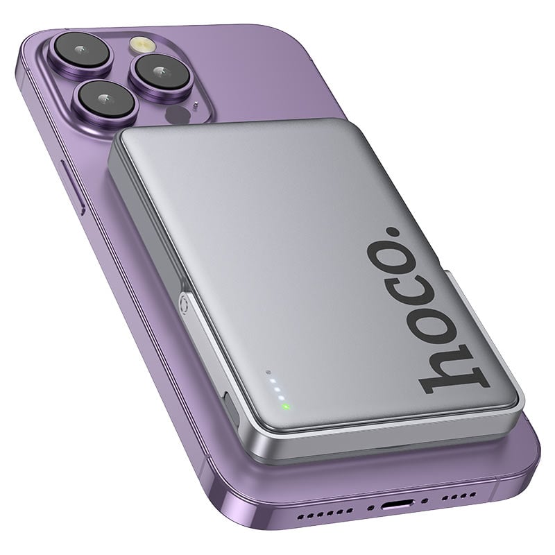 POWER BANK CARGA INALÁMBRICA MAGNETICO 10000MHA 20W HOCO PREMIUM - 3