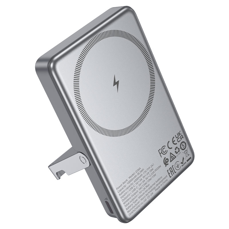 POWER BANK CARGA INALÁMBRICA MAGNETICO 10000MHA 20W HOCO PREMIUM - 5