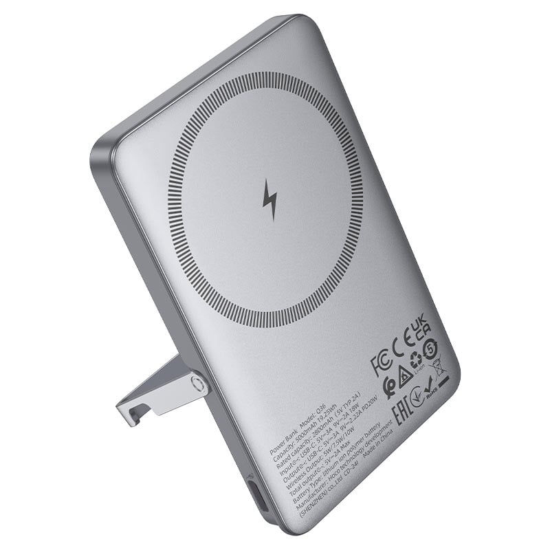 POWER BANK CARGA INALÁMBRICA MAGNETICO 10000MHA 20W HOCO PREMIUM - 6