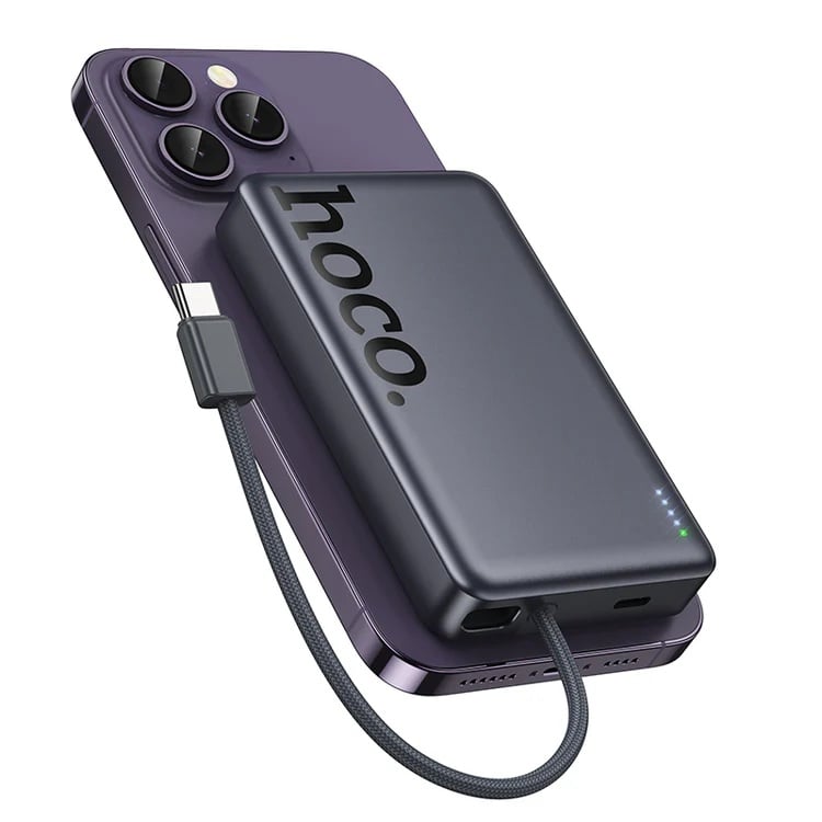 POWER BANK CARGA INALÁMBRICA MAGNETICO 10000MHA 20W HOCO PREMIUM - 1