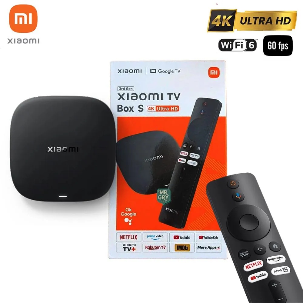 TV BOX XIAOMI 3RA GEN, 4K ULTRA HD, 32 GB ROM, WIFI 6, GOOGLE TV - 1