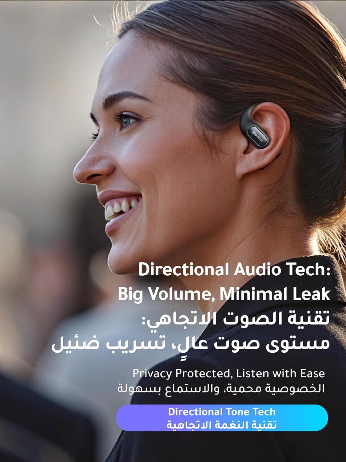 AUDIFONOS UGREEN FITBUDS LLAMADAS NÍTIDAS CON IA SONIDO HIFI IPX5 30H - WS213 - 4