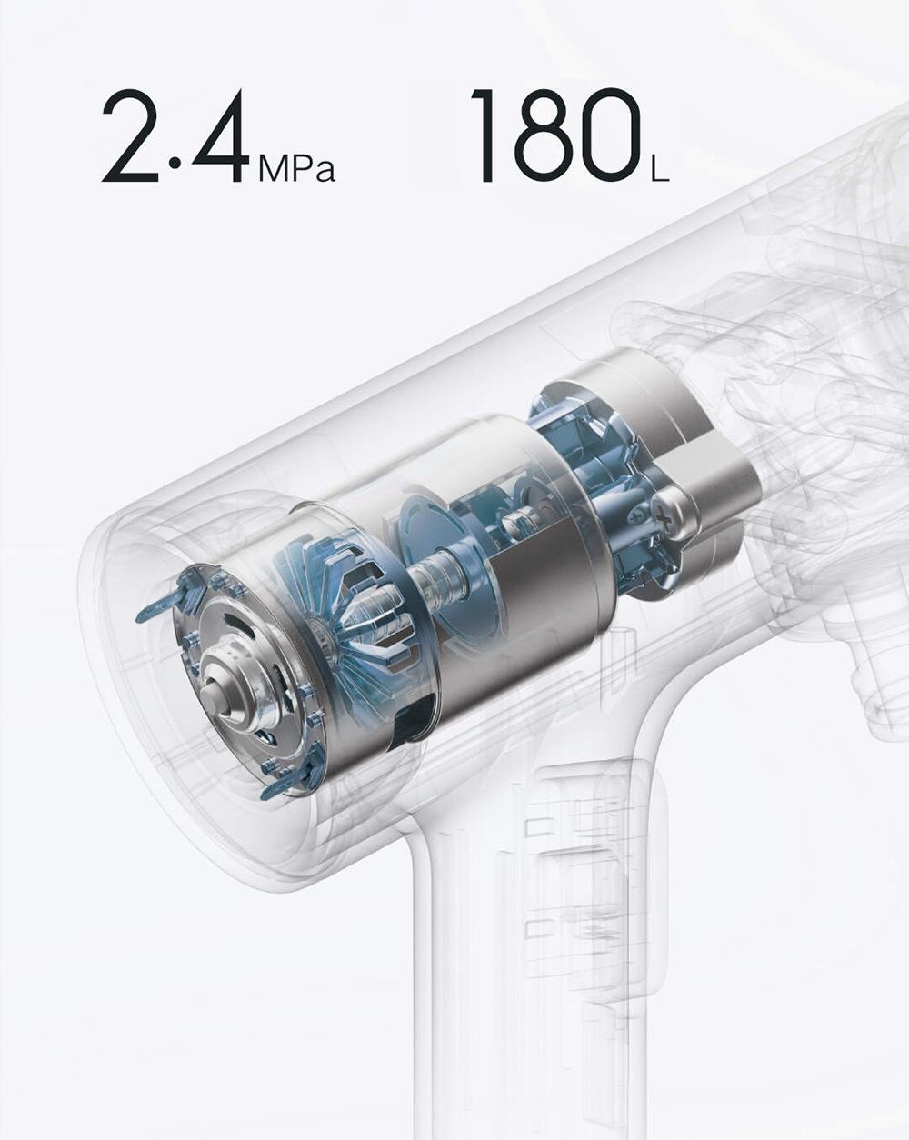 HIDROLAVADORA PORTÁTIL XIAOMI ALTA PRESIÓN MULTIUSO - 7