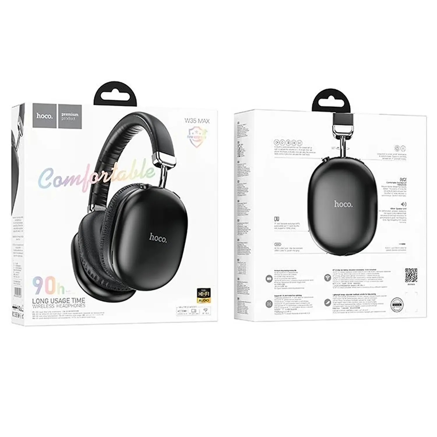 AUDIFONOS TIPO VINCHA HOCO PREMIUN W35 MAX 90HRS - 2