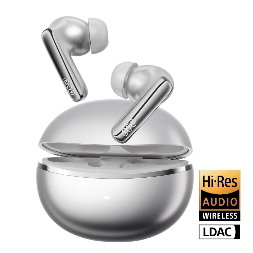 AUDÍFONOS QCY MELOBUDS N70 CANCELACIÓN DE RUIDO ACTIVA, HI-RES AUDIO - Purpura - 1