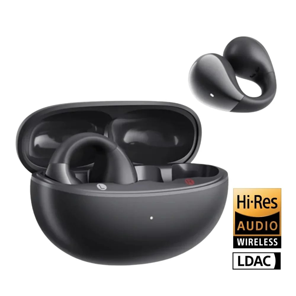 AUDÍFONOS QCY CROSSKY OPEN EAR C30S HI-RES AUDIO CON LDAC BLUETOOTH 6.0 NEGRO - 1