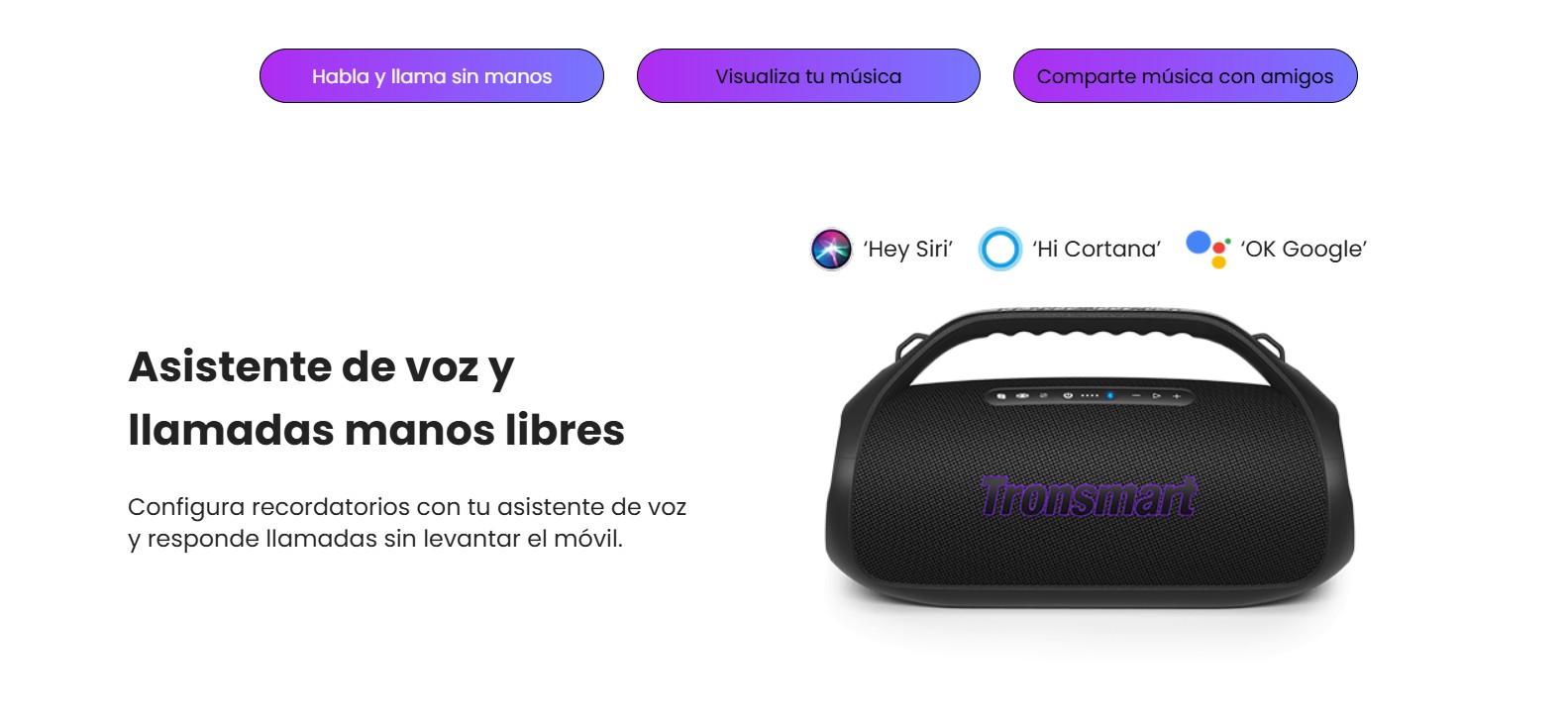 TRONSMART BANG 2 BOCINA BLUETOOTH PORTÁTIL PARA FIESTAS 90W - NEGRO - 3