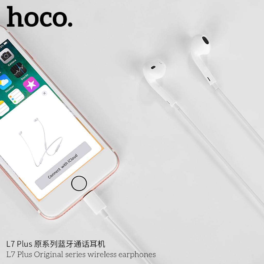 AUDÍFONOS LIGHTNING  BLUETOOTH HOCO L7 PLUS PARA IPHONE - 2