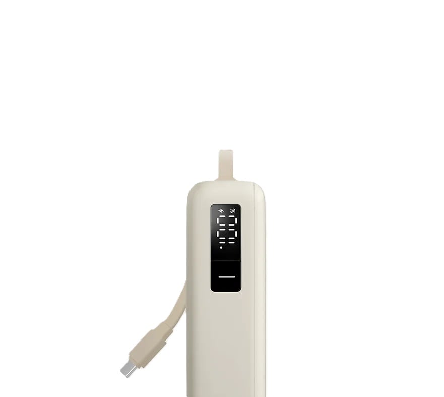 POWER BANK XIAOMI 67W  20000MHA (CABLE INTEGRADO) BEIGE - 2