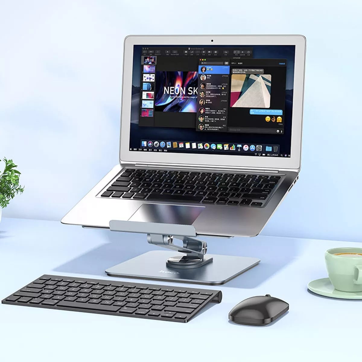 SOPORTE PARA LAPTOP DE ALUMINIO 360° PREMIUM HOCO PH52 - 2