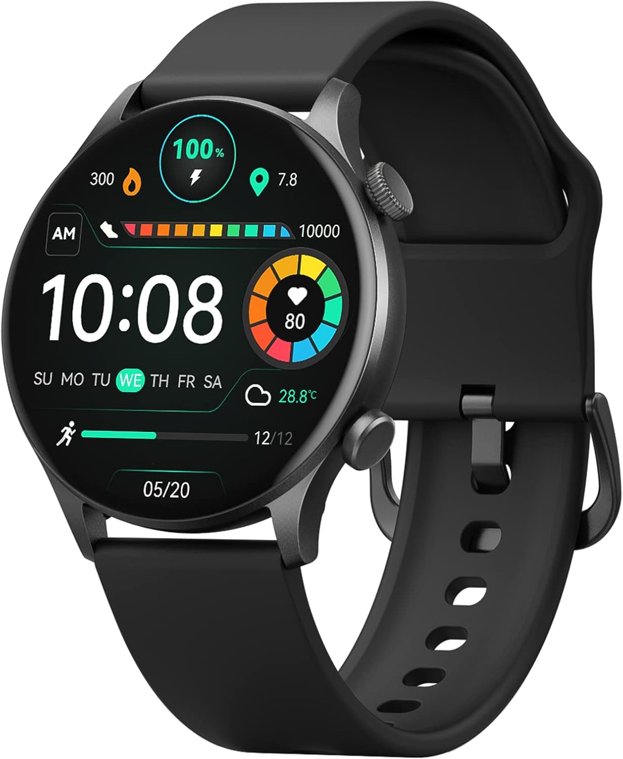 SMARTWATCH HAYLOU SOLAR PLUS RT3, AMOLED DE 1,43 BLUETOOTH LLAMADAS TELEFÓNICAS, MONITOR DE SALUD - 1