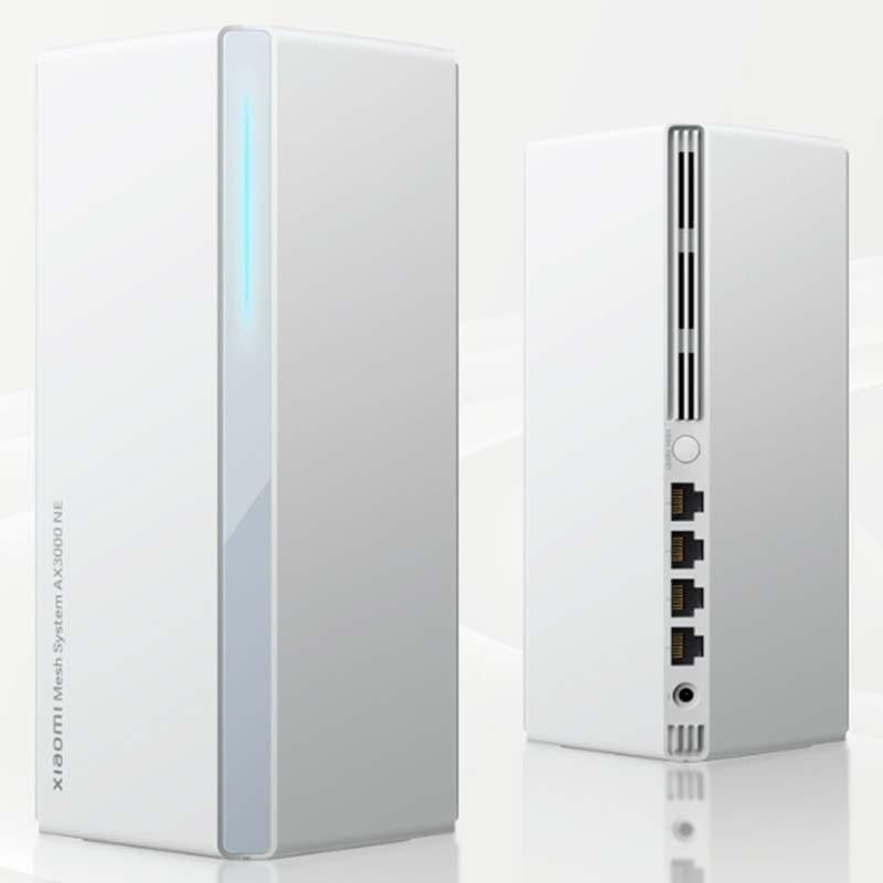 ROUTER XIAOMI AX3000 NE MESH SYSTEM 5G/2.4G WIFI 6 ( 2 PACK ) BLANCO - 1