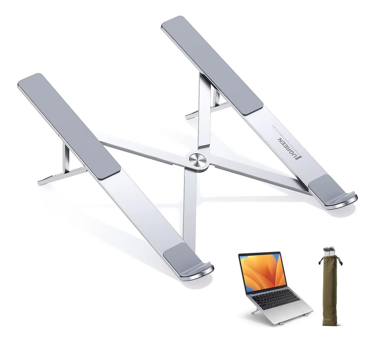 SOPORTE PARA LAPTOPS UGREEN DE ALUMINIO PLEGABLE - 1
