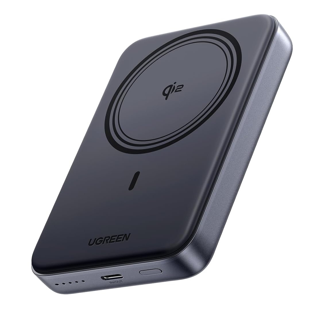 POWER BANK UGREEN WIRELESS 15W QI2 10000MHA MAGSAFE PD30W PB761 - 1