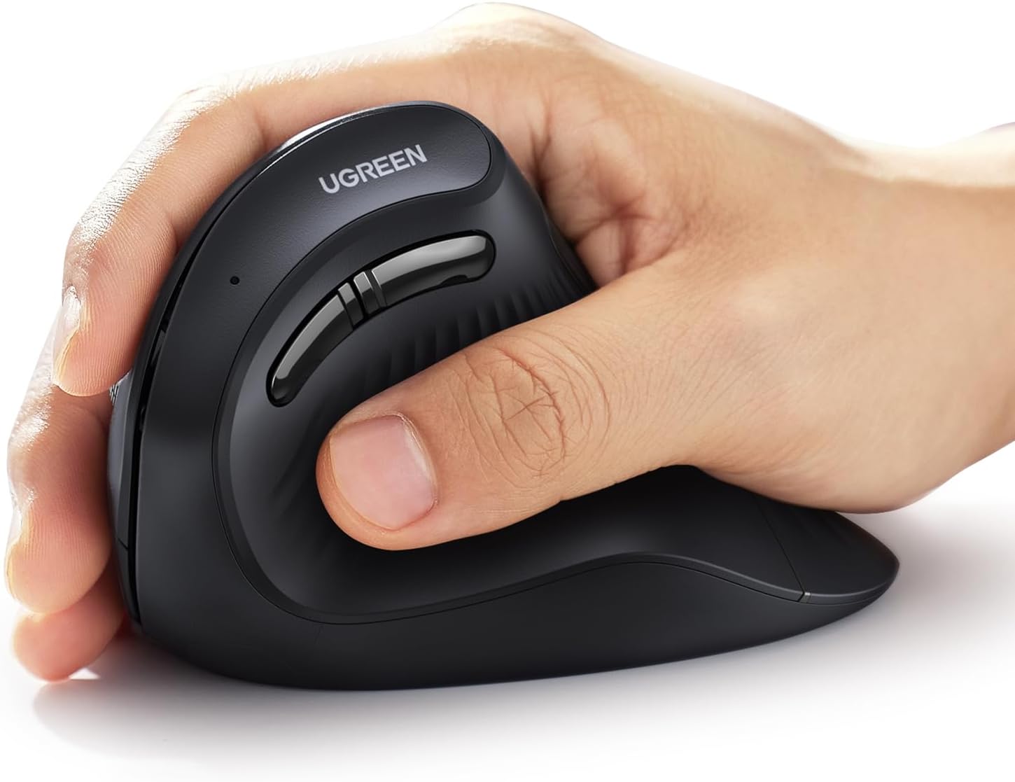 MOUSE UGREEN VERTICAL INALÁMBRICO BLUETOOTH ERGONÓMICO CON 5 BOTONES - 2