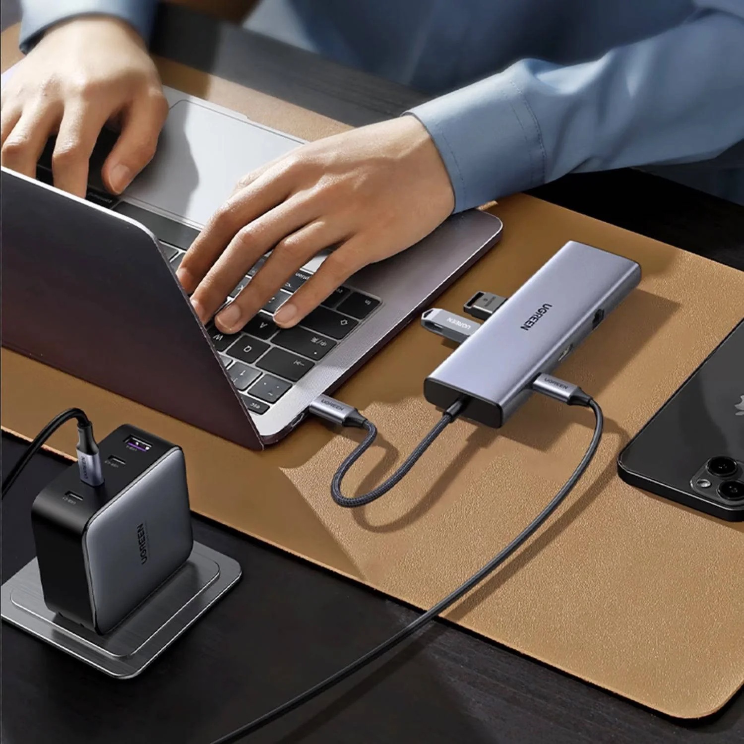 HUB UGREEN MULTIFUNCIONAL 9-EN-1 USB-C PARA WINDOWS, MACOS, LINUX,CM498 - 3