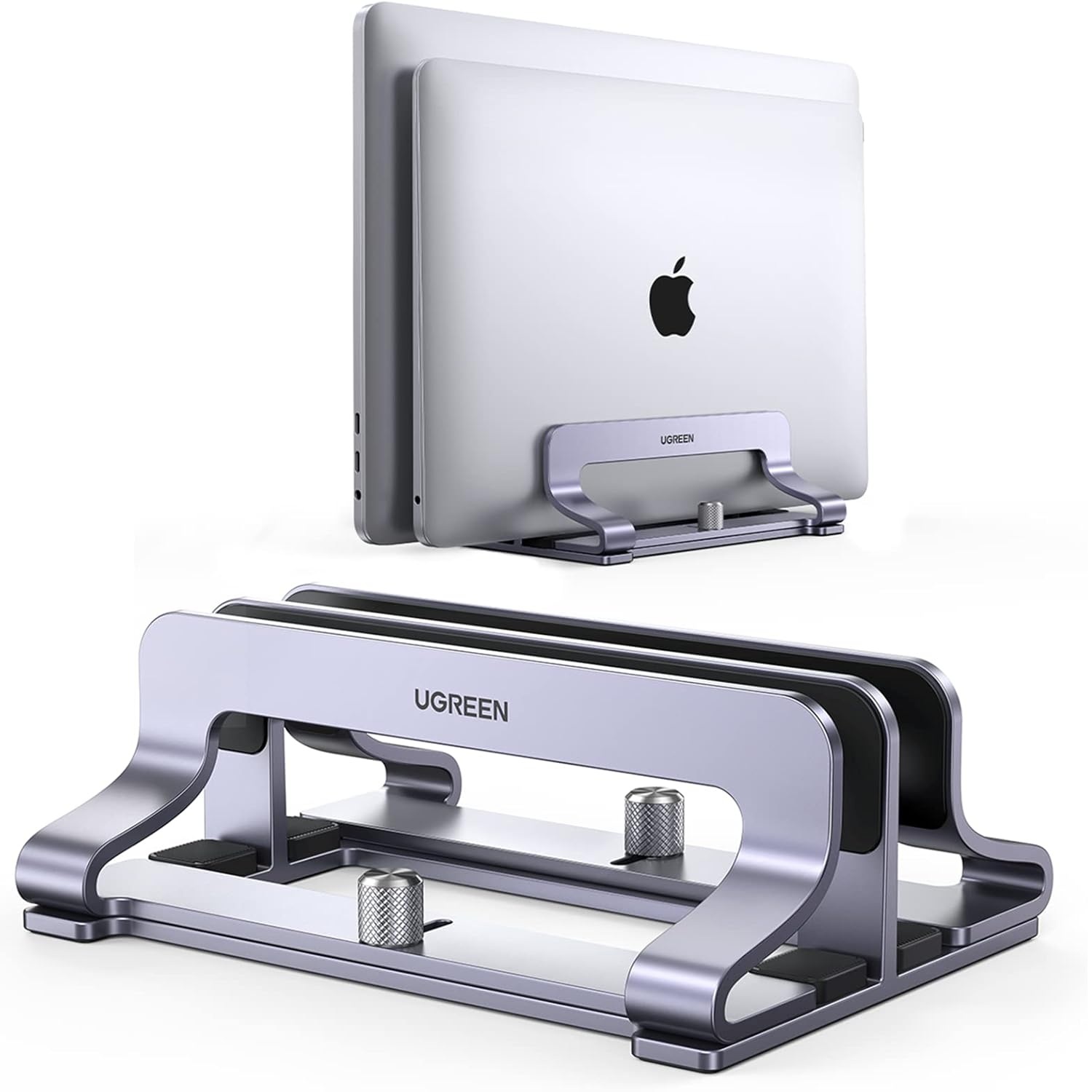 SOPORTE PARA LAPTOP UGREEN ALUMINIO DE 2 RANURAS PARA ESCRITORIO, HASTA 17,3' - 1