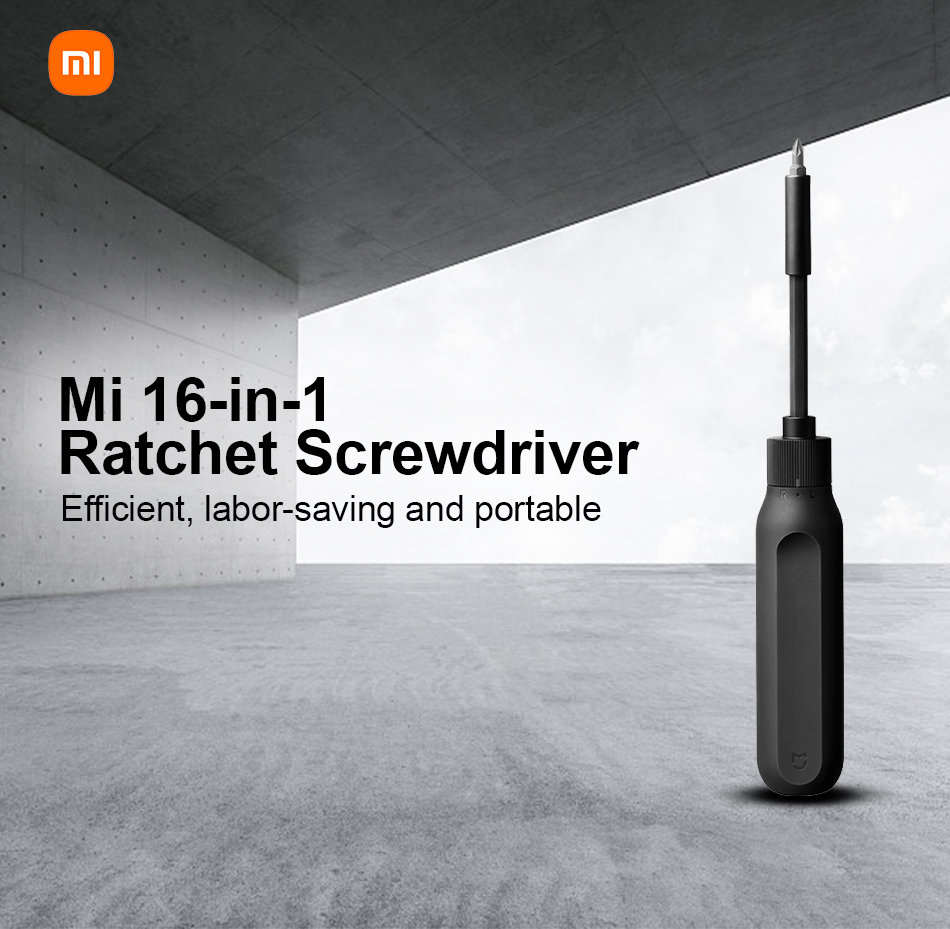 DESTORNILLADOR XIAOMI RATCHET 16 EN 1 BROCAS DE ALEACION DE ACERO S2 - 1
