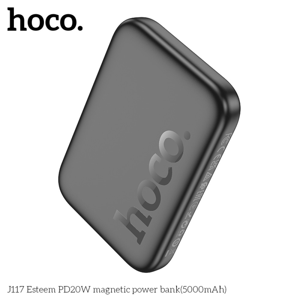 POWER BANK INALAMBRICO MAGSAFE HOCO 5000MHA PD20W - 3