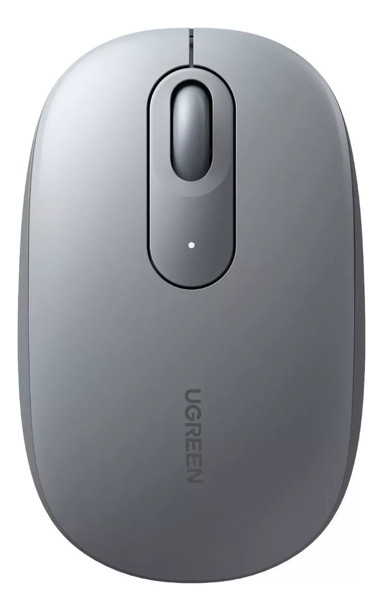MOUSE UGREEN INALAMBRICO USB PORTATIL ERGONOMICO - 2400 DPI - GRIS - 1