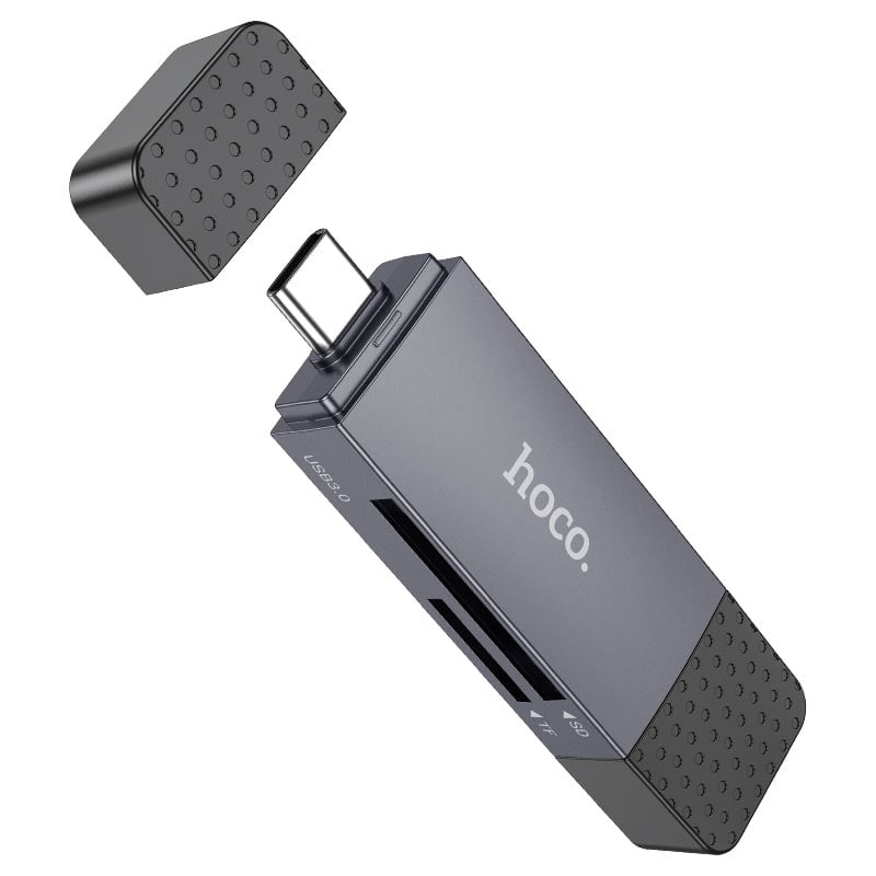 LECTOR DE MEMORIA MICRO SD 2 EN 1 HOCO UP 2TB USB 3.0 - 3