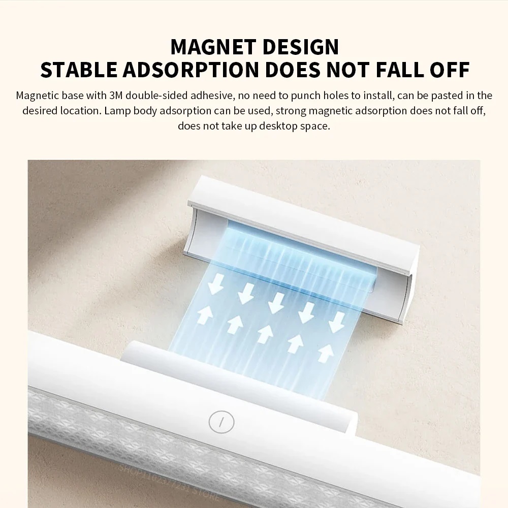 LÁMPARA MAGNÉTICA DE LECTURA XIAOMI LED RECARGABLE 2000MAH ANTI-AZUL - 4