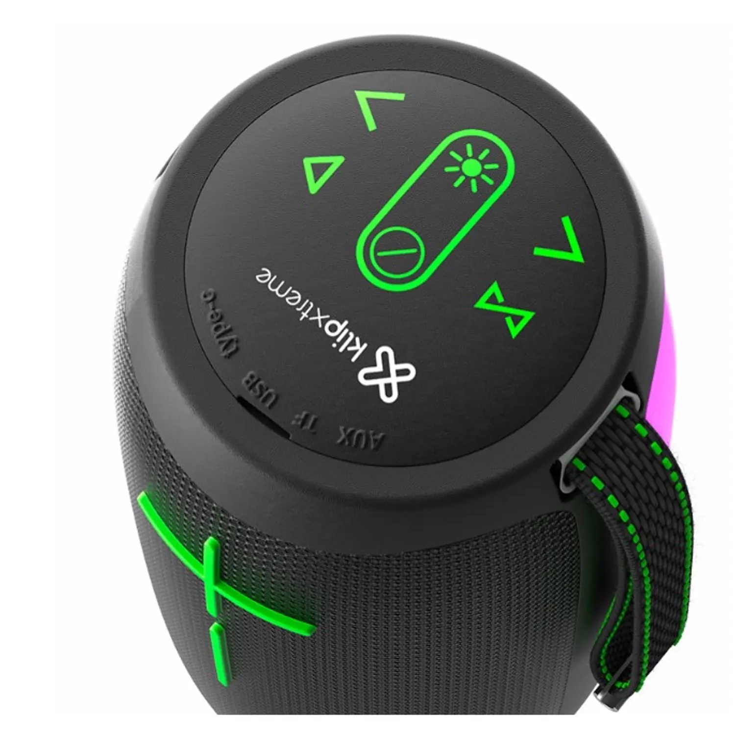 PARLANTE PORTATIL KLIP XTREME LUCES LED ZOUND FIRE NEGRO 16W - 2