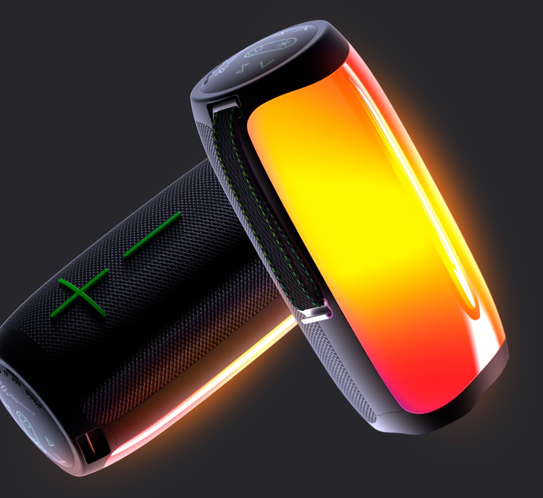 PARLANTE PORTATIL KLIP XTREME LUCES LED ZOUND FIRE NEGRO 16W - 4