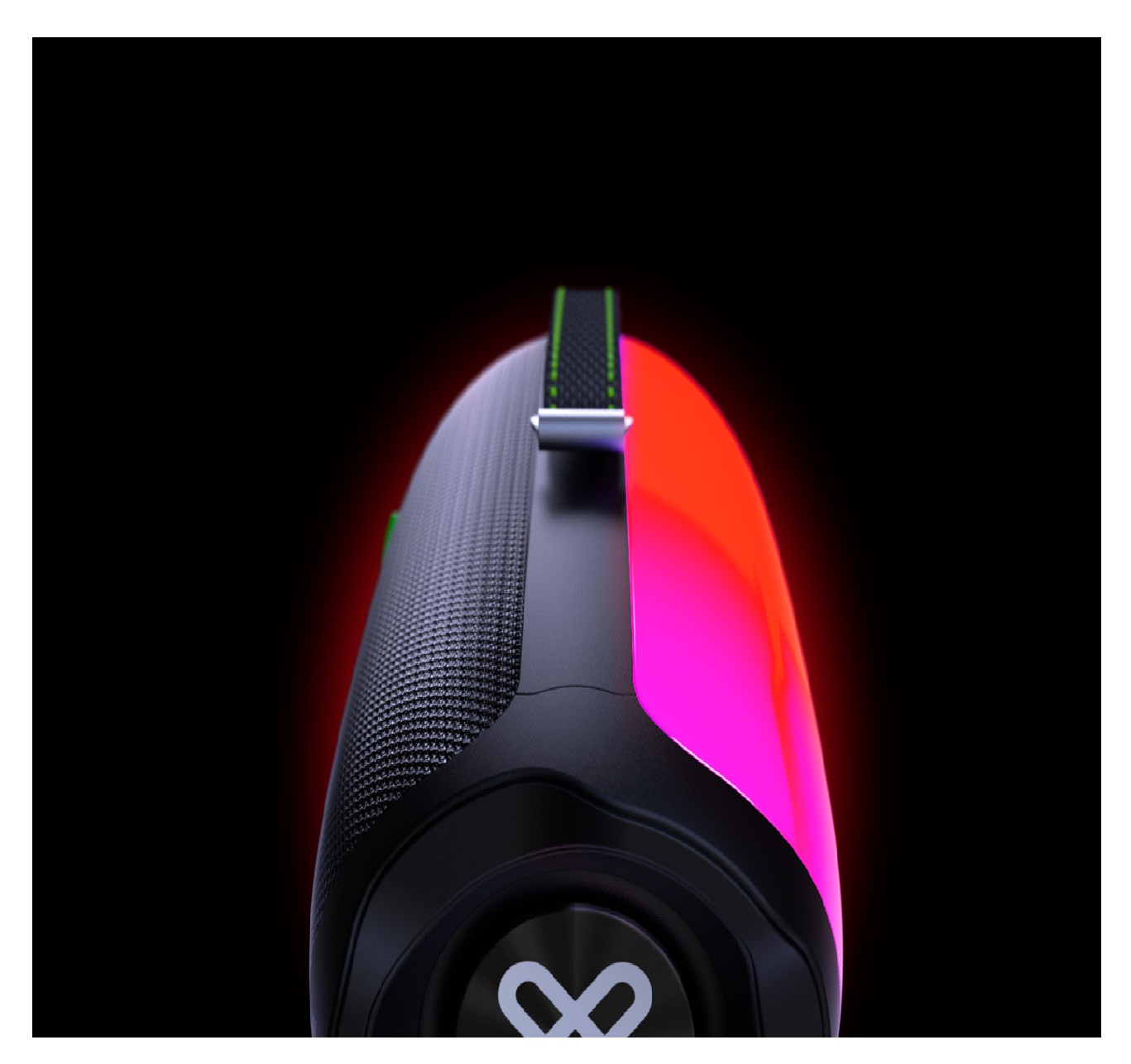PARLANTE PORTATIL KLIP XTREME LUCES LED ZOUND FIRE NEGRO 16W - 6