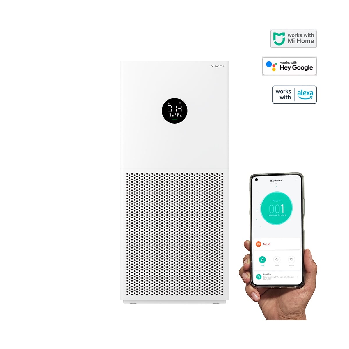 PURIFICADOR DE AIRE INTELIGENTE XIAOMI 4 LITE UP 43M2 - 1