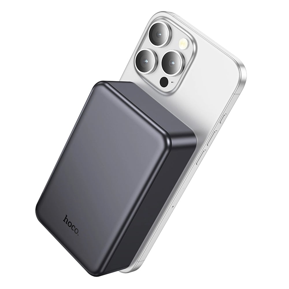 POWER BANK HOCO 20000 MHA CARGA INALAMBRICA PD20W J160B - GREY - 2