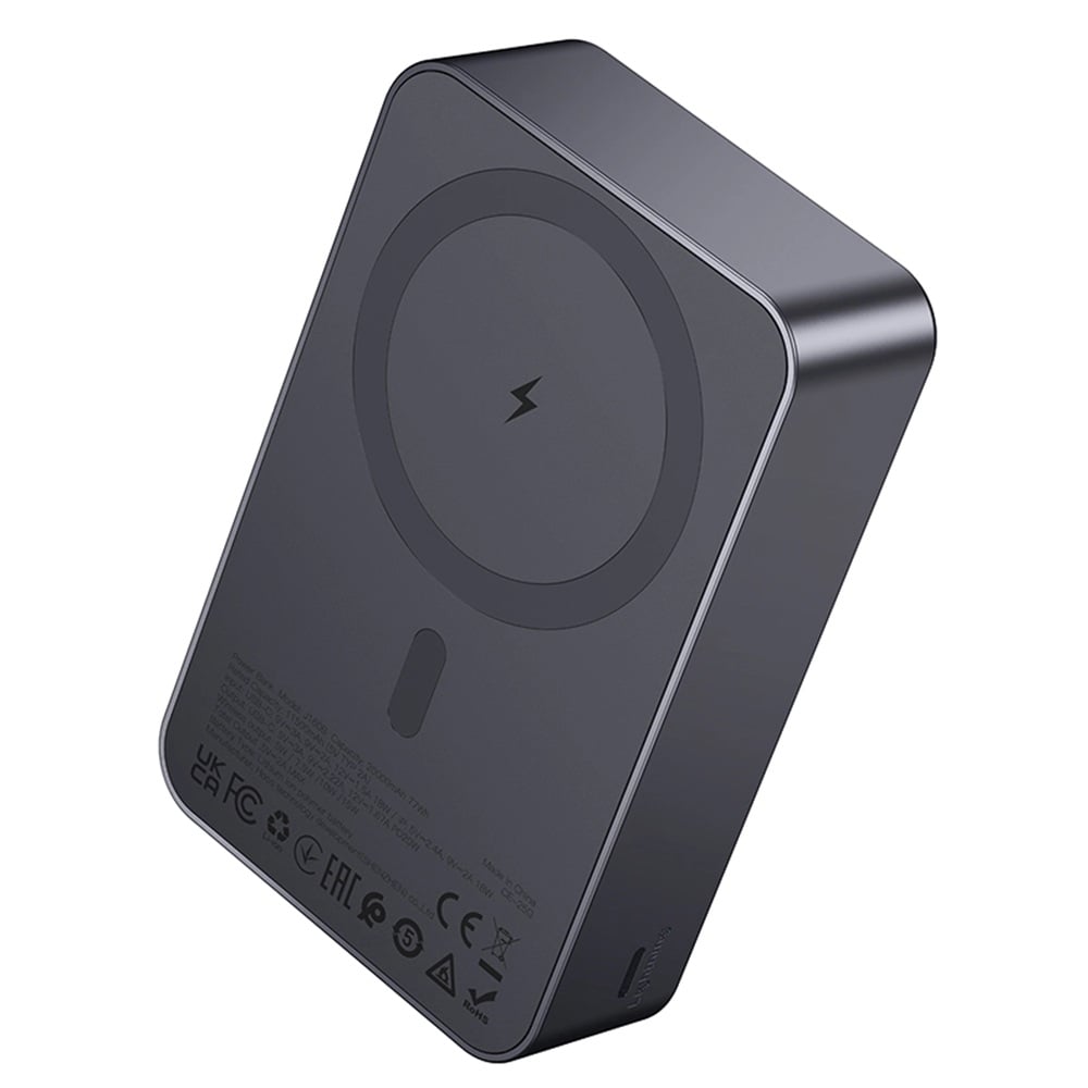 POWER BANK HOCO 20000 MHA CARGA INALAMBRICA PD20W J160B - GREY - 4