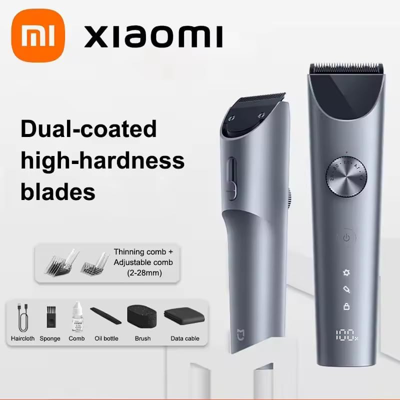 XIAOMI CORTADORA DE PELO, 2 CUCHILLAS DE ALEACIÓN DE TITANIO, DOBLE CAPA - 2
