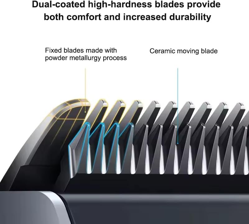 XIAOMI CORTADORA DE PELO, 2 CUCHILLAS DE ALEACIÓN DE TITANIO, DOBLE CAPA - 4