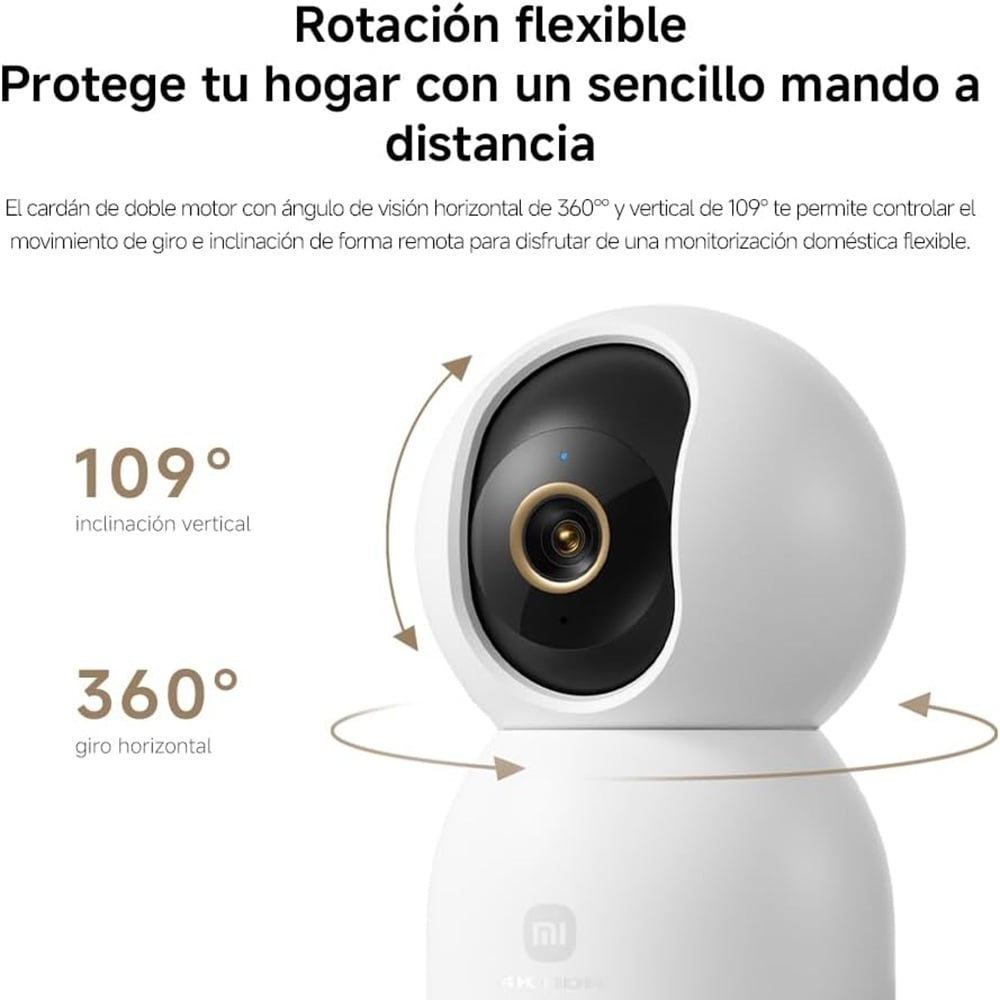 CAMARA DE SEGURIDAD XIAOMI C701 4K ULTRA HD 8MP - BLANCO - 4