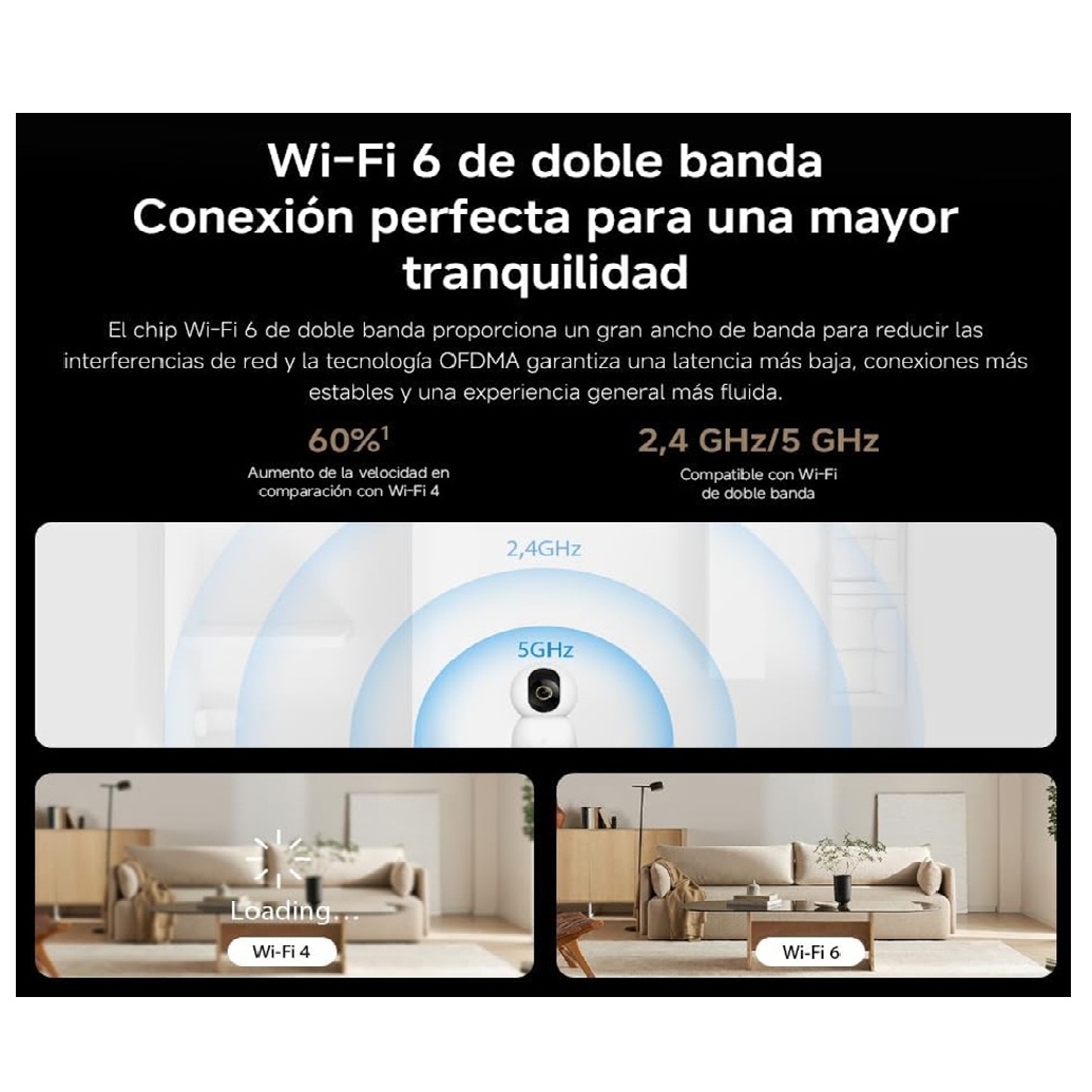 CAMARA DE SEGURIDAD XIAOMI C701 4K ULTRA HD 8MP - BLANCO - 6