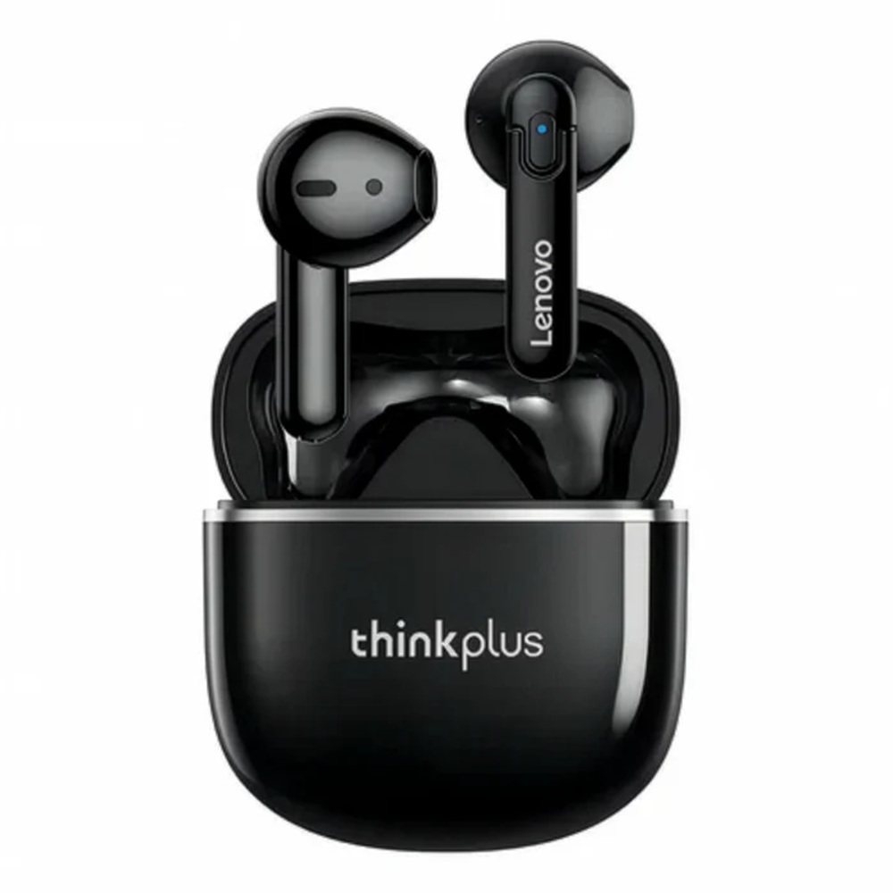 AUDÍFONOS LENOVO LP42 INTRAUDITIVOS, BATERÍA LARGA DURACIÓN, IP6 - NEGRO - 1