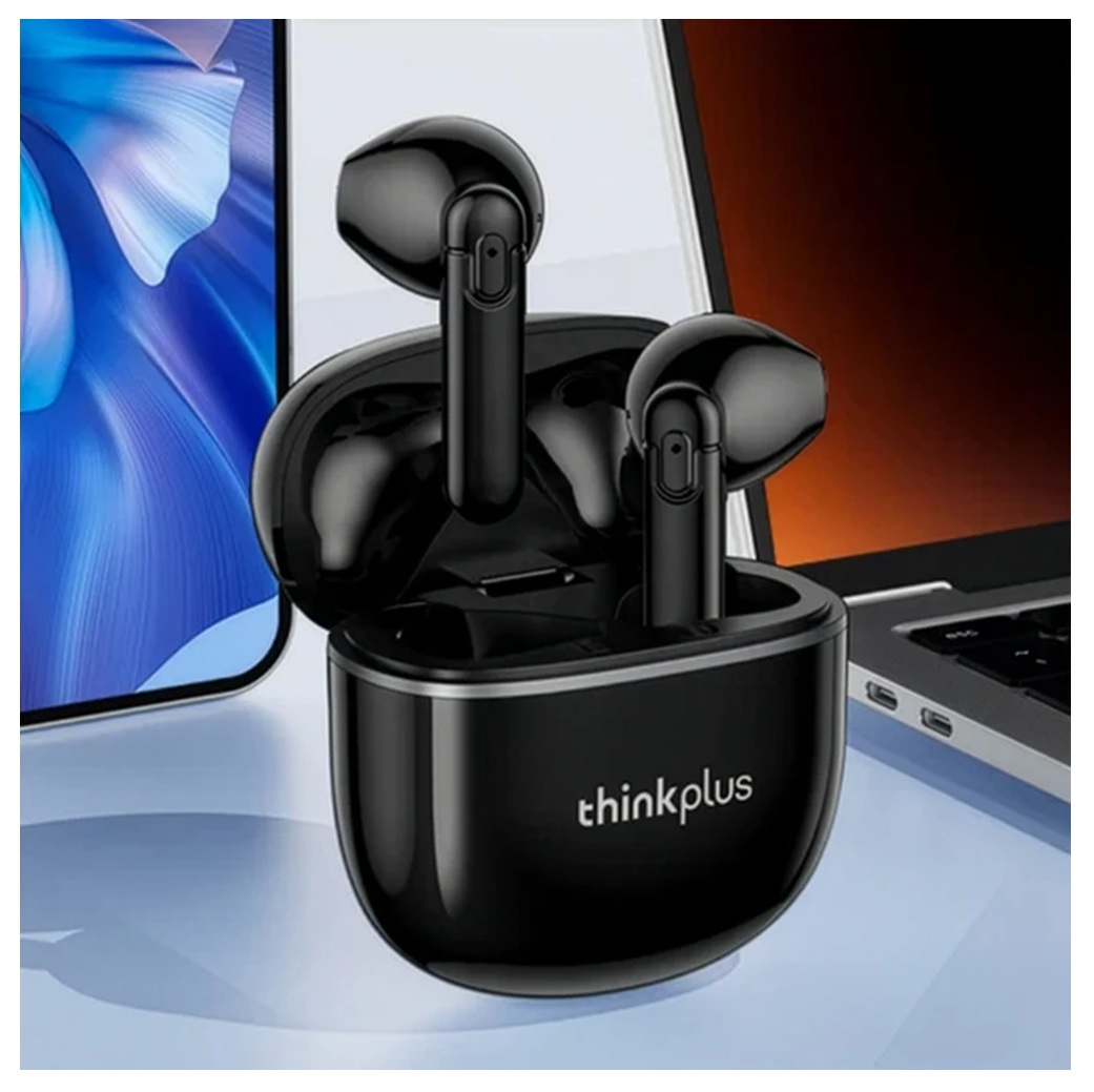 AUDÍFONOS LENOVO LP42 INTRAUDITIVOS, BATERÍA LARGA DURACIÓN, IP6 - NEGRO - 2