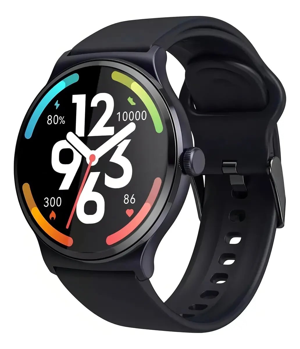 RELOJ INTELIGENTE HAYLOU SOLAR LITE, PANTALLA 1,38 UNISEX, SPO2, MONITOR DE SALUD, IP68- NEGRO - 1