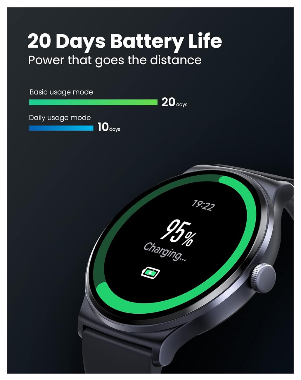 RELOJ INTELIGENTE HAYLOU SOLAR LITE, PANTALLA 1,38 UNISEX, SPO2, MONITOR DE SALUD, IP68- NEGRO - 7