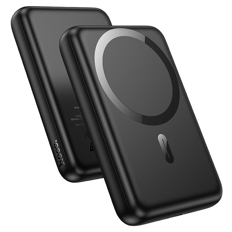 POWER BANK CARGA INALÁMBRICA MAGSAFE 10000MHA HOCO PREMIUM J141 - NEGRO - 1