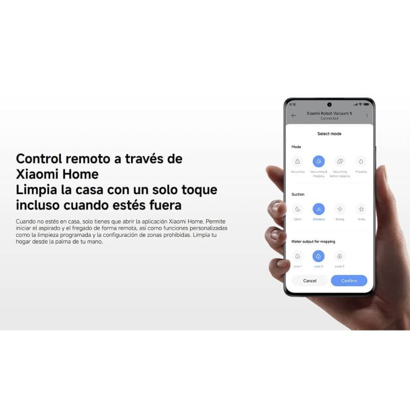 ROBOT ASPIRADOR SMART XIAOMI VACUM 5 20000PA - BLANCO BLANCO - 5