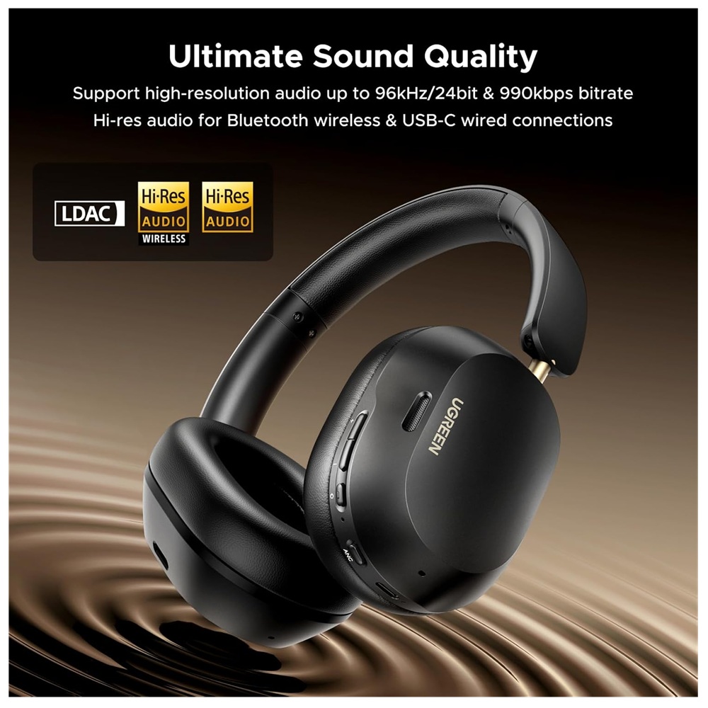 AURICULARES UGREEN HITUNE MAX 5C CANCELACIÓN DE RUIDO ANC - AZUL - 3