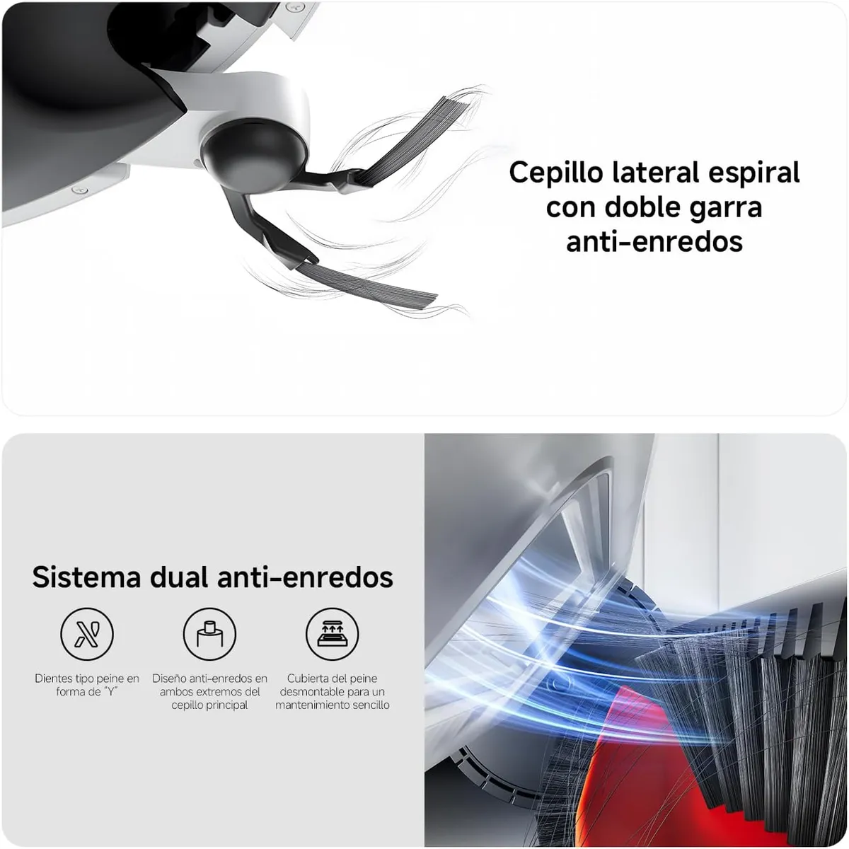 ROBOT ASPIRADOR XIAOMI H50 PRO BRAZO EXTENDIBLE - BLANCO - 3