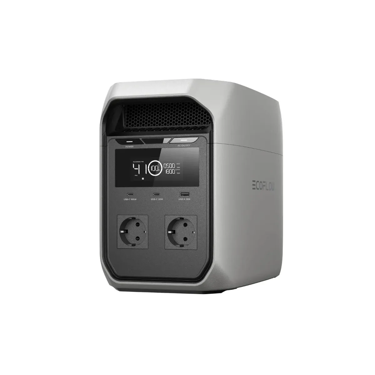 ESTACIÓN DE ENERGÍA PORTÁTIL ECOFLOW DELTA 3 CLASSIC 1024WH 1800W, GENERADOR SOLAR - 1
