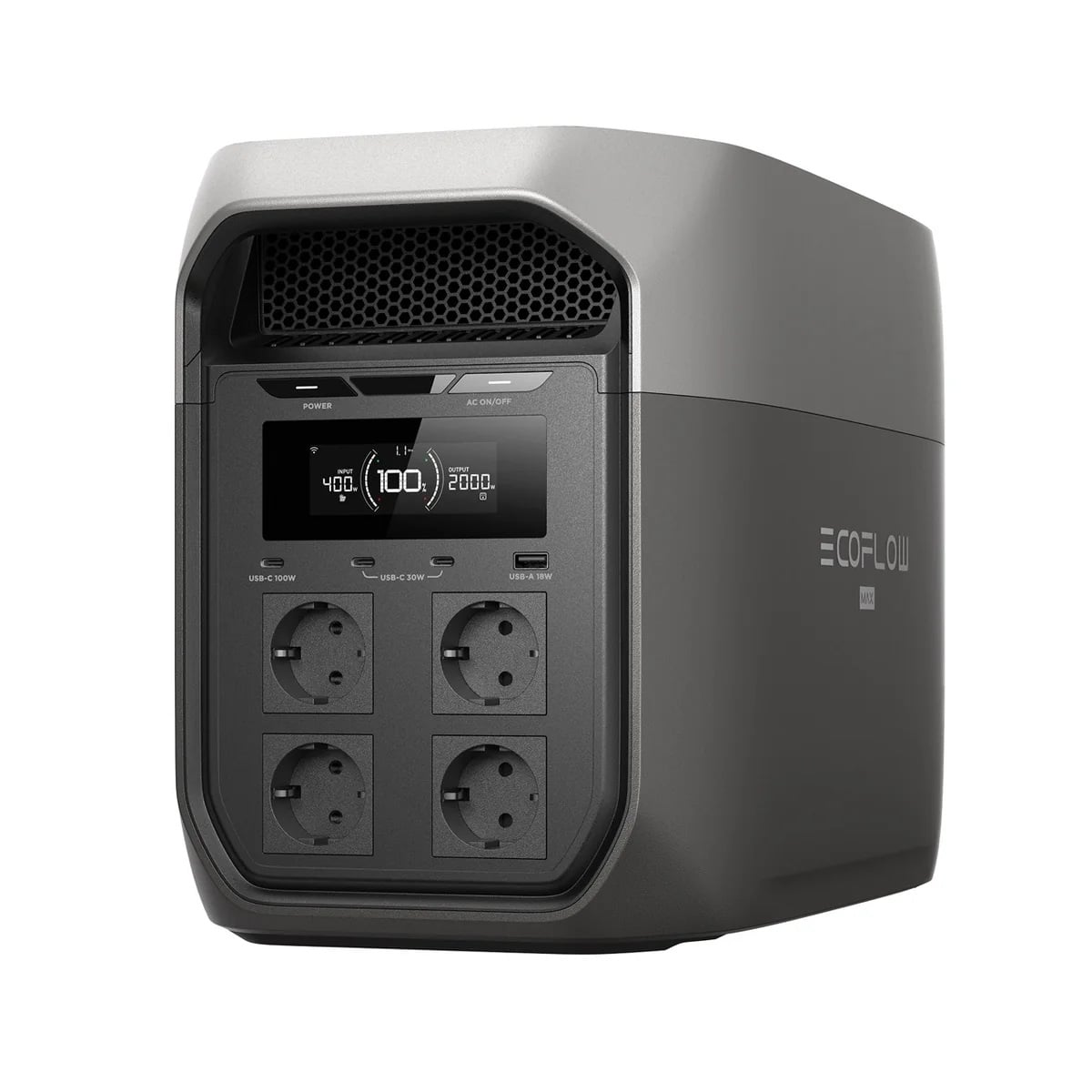 ECOFLOW DELTA 3 MAX, BATERÍA 2048 WH, 2400W X-BOOST DE 3400W - 1