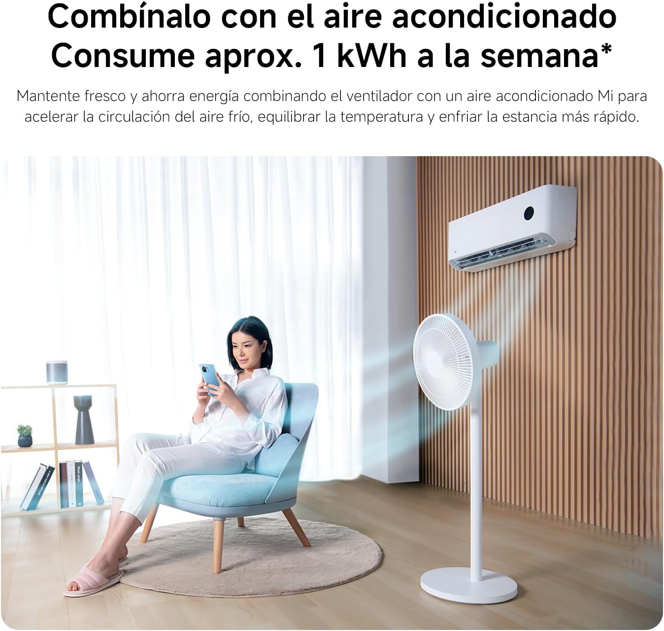 VENTILADOR INTELIGENTE XIAOMI MI SMART SANTINDG FAN 2 LITE WIFI - 3